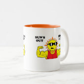 Tasse 2 Couleurs Sun lance ! (Devant droit)