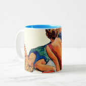 Tasse 2 Couleurs Sunbathers (Devant gauche)