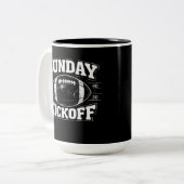 Tasse 2 Couleurs Sunday Kickoff Football (Devant gauche)