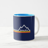 Tasse 2 Couleurs Sunday River Maine (Devant droit)