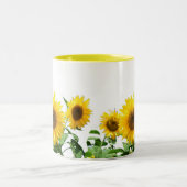 Tasse 2 Couleurs Sunflower et Papillon jaune soleil (Centre)