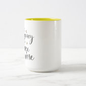 Tasse 2 Couleurs Sunflower Sunshine Be Mine Word Jouer (Centre)