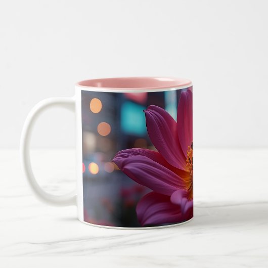 Tasse 2 Couleurs Sunrise Bloom (Gauche)