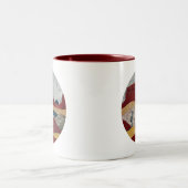 Tasse 2 Couleurs Sunrise du désert (Centre)