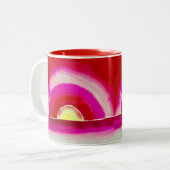 Tasse 2 Couleurs Sunrise, Georgia O'Keeffe, (Devant gauche)
