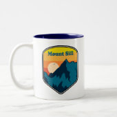Tasse 2 Couleurs Sunrise Mount Sill California (Gauche)