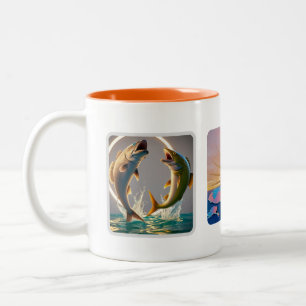 Tasse 2 Couleurs Sunrise Over America : Une nouvelle aube dans chaq
