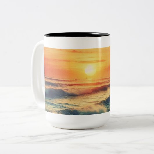 Tasse 2 Couleurs Sunset Bliss (Devant gauche)