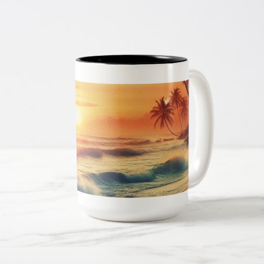 Tasse 2 Couleurs Sunset Bliss (Devant droit)