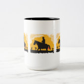 Tasse 2 Couleurs Sunset Cowboy (Centre)