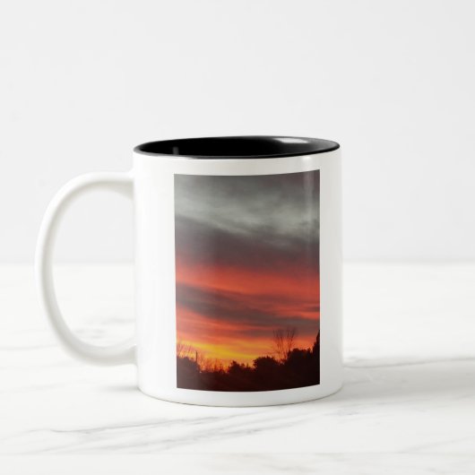 Tasse 2 Couleurs Sunset de la Nouvelle Angleterre (Gauche)