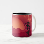 Tasse 2 Couleurs Sunset Kokopelli (Devant droit)