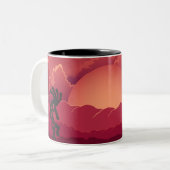 Tasse 2 Couleurs Sunset Kokopelli (Devant gauche)