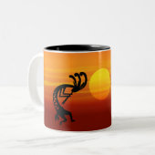 Tasse 2 Couleurs Sunset Kokopelli (Devant gauche)
