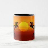 Tasse 2 Couleurs Sunset Kokopelli (Centre)