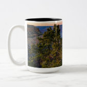 Tasse 2 Couleurs Sunset View Pine Tree Grand Canyon Arizona Désert (Gauche)