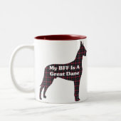 Tasse 2 Couleurs Super Dane BFF (Gauche)