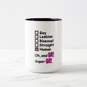 Tasse 2 Couleurs Super Gay