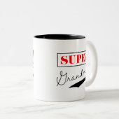 Tasse 2 Couleurs Super grand-mère (Devant droit)