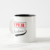 Tasse 2 Couleurs Super grand-mère (Devant gauche)