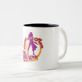 Tasse 2 Couleurs Super Hero original Super Maman (Devant droit)