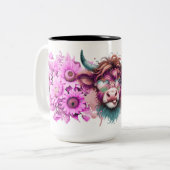 Tasse 2 Couleurs Super Highland Bloom (Devant gauche)