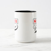 Tasse 2 Couleurs Super Maman (Centre)