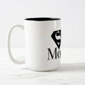 Tasse 2 Couleurs Super Maman (Gauche)