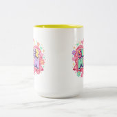 Tasse 2 Couleurs ** Super Maman (Centre)