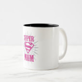 Tasse 2 Couleurs Super Maman Starburst (Devant droit)