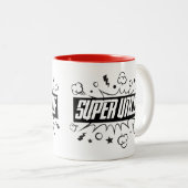 Tasse 2 Couleurs Super Oncle (Devant droit)