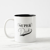 Tasse 2 Couleurs Super papa (Gauche)