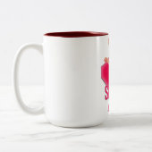 Tasse 2 Couleurs Super PAPA (Gauche)