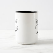 Tasse 2 Couleurs Super papa (Centre)