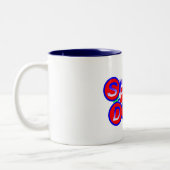 Tasse 2 Couleurs Super papa (Gauche)