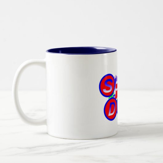 Tasse 2 Couleurs Super papa (Gauche)