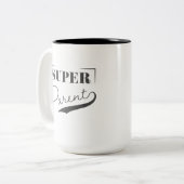 Tasse 2 Couleurs Super parent (Devant gauche)