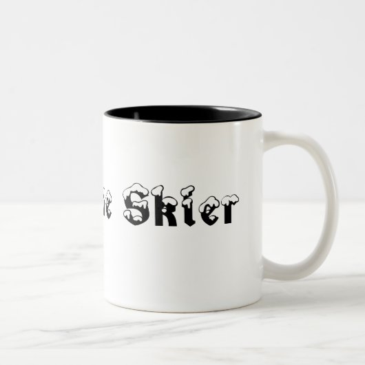 Tasse 2 Couleurs Super Skier Musique (Droit)