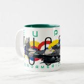 TASSE 2 COULEURS SUPER TUCANO (Devant gauche)