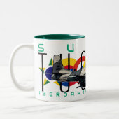 TASSE 2 COULEURS SUPER TUCANO (Gauche)