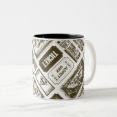 Tasse 2 Couleurs Supergirl Admettre un Motif Brown (Devant droit)