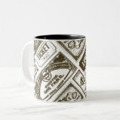 Tasse 2 Couleurs Supergirl Admettre un Motif Brown (Devant gauche)