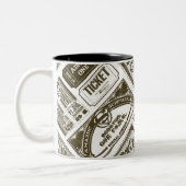 Tasse 2 Couleurs Supergirl Admettre un Motif Brown (Gauche)