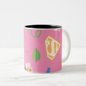 Tasse 2 Couleurs Supergirl Birds & Bees Pink (Devant droit)