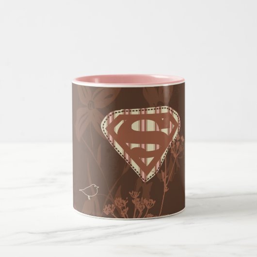 Tasse 2 Couleurs Supergirl Brown Bird (Centre)