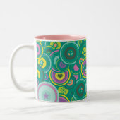 Tasse 2 Couleurs Supergirl Circle Motif vert (Gauche)