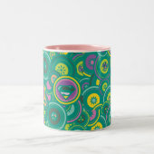 Tasse 2 Couleurs Supergirl Circle Motif vert (Centre)