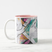 Tasse 2 Couleurs Supergirl Comic Capers Pattern 11 (Gauche)