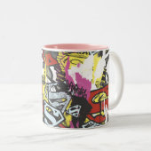 Tasse 2 Couleurs Supergirl Comic Capteurs Motif 7 (Devant droit)