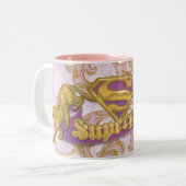 Tasse 2 Couleurs Supergirl Golden Cat 3 (Devant gauche)